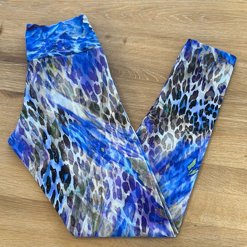 Bia Brazil Blue Animal Print Leggings